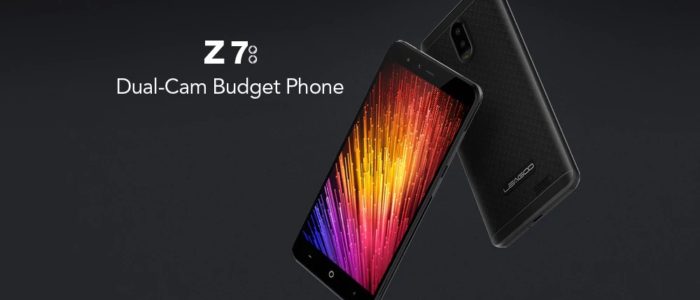 Leagoo Z7 is probably the cheapest Android phone with Dual Cameras