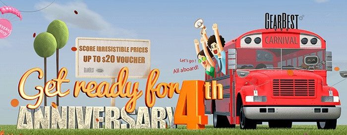 Gearbest 4th Anniversary Sales: Top Deals and Discounts To Look Out For