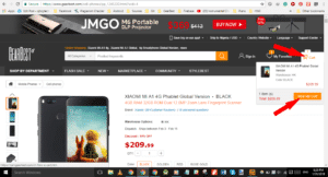 Purchase on Gearbest from Nigeria - Add to Cart