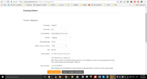 Purchase on Gearbest from Nigeria - Shipping Address