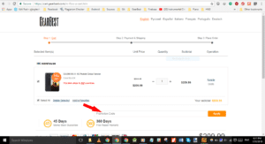 Purchase on Gearbest from Nigeria - Shopping Cart