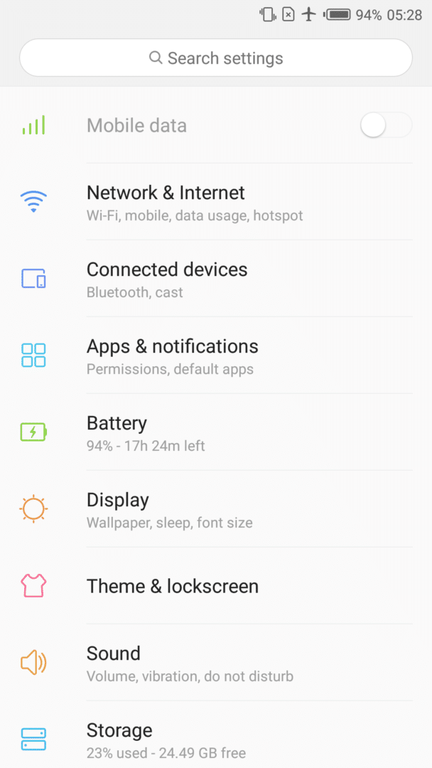 Infinix Note 4 Android Oreo update