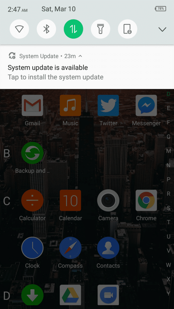Infinix Note 4 Android Oreo update